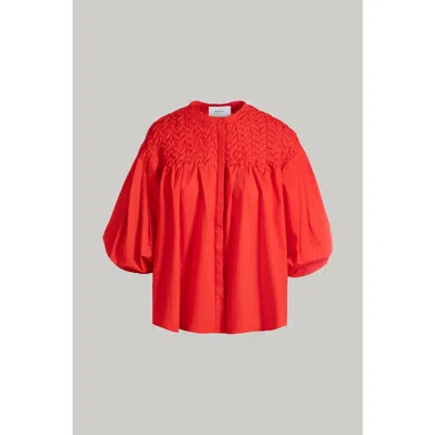 Merlette Meadow Top In Red