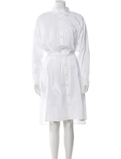 Pre-owned Merlette Midi Length Dress W/ Tags In White