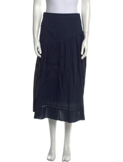 Pre-owned Merlette Midi Length Skirt In Blue