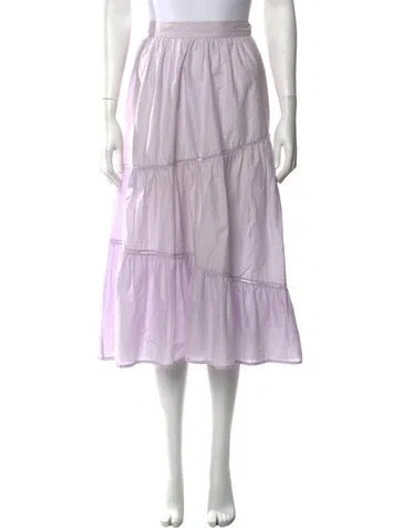 Pre-owned Merlette Midi Length Skirt In Purple