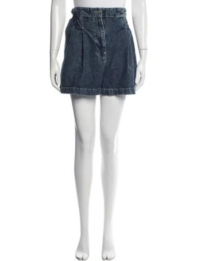 Pre-owned Merlette Mini Shorts In Blue
