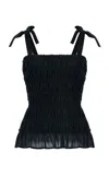 Merlette Morgon Top In Black In Black