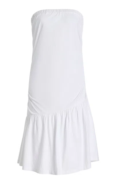Merlette Noor Cotton-jersey Skirt In White