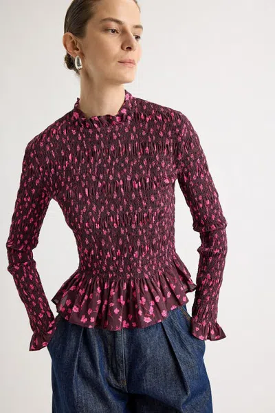 Merlette Norra Printed Top In Multi