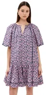 Merlette Palermo Print Dress Sunset Rose Floral Print In Sunset Rose Floral Print