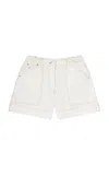 MERLETTE POLLOCK DENIM WIDE-LEG SHORTS