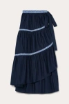 MERLETTE PRINS SKIRT IN NAVY/LIBERTY BLUE PRINT