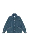 Merlette Reve Denim Jacket In Blue