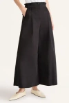 Merlette Sargent Emb Pant In Black In Black
