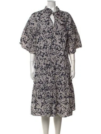 Pre-owned Merlette Scoop Neck Mini Dress In Black