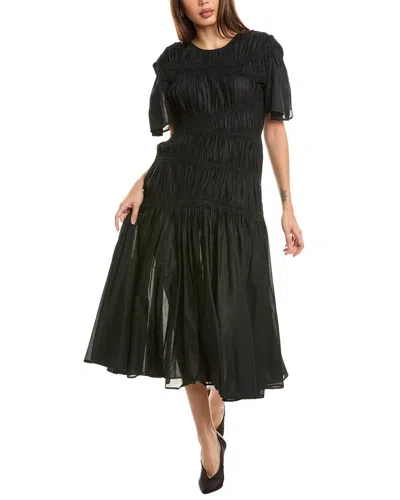 Merlette Seraphine Midi Dress In Black