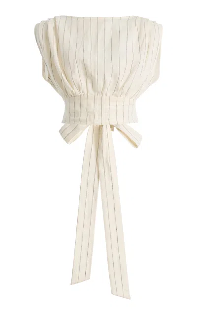 Merlette Shaan Linen Top In Multi