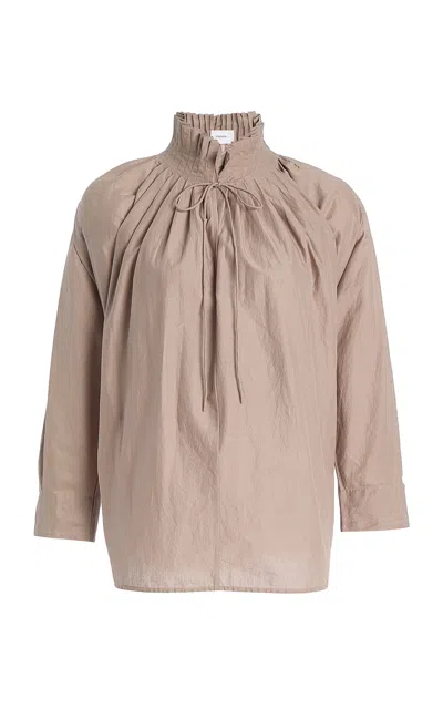 Merlette Shore Pima Cotton Top In Taupe