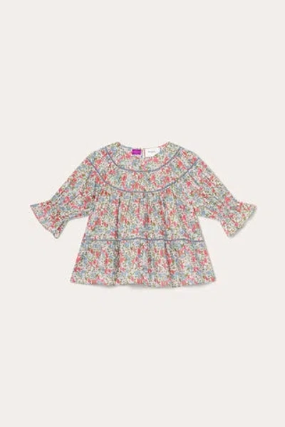 Merlette Sol Top In Liberty Pink Print