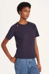 Merlette Solace Top In Navy In Navy