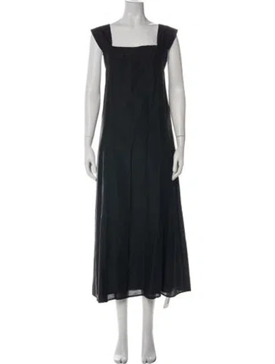 Pre-owned Merlette Square Neckline Long Dress In Multi
