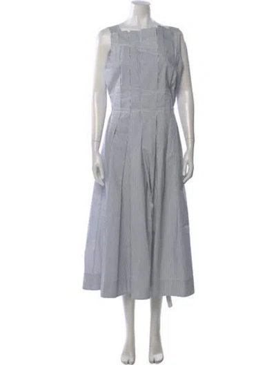 Pre-owned Merlette Striped Long Dress In Multi