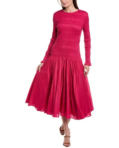 Merlette Syden Midi Dress In Pink