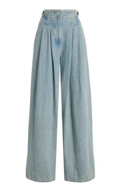 MERLETTE TRIBECA RIGID HIGH-RISE BARREL JEANS