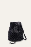 Merlette Vasa Smocked Backpack In Black In Black