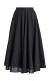 Merlette Vestige Cotton Skirt In Black