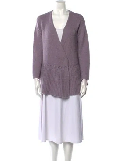 Pre-owned Merlette V-neck Sweater In Purple