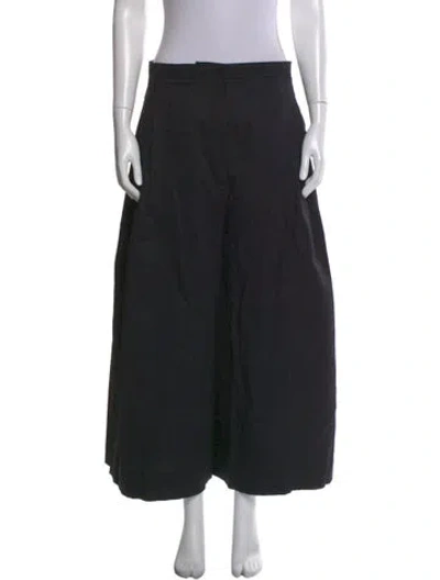 Pre-owned Merlette Wide Leg Pants In Black