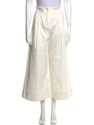Pre-owned Merlette Wide Leg Pants In Neutral