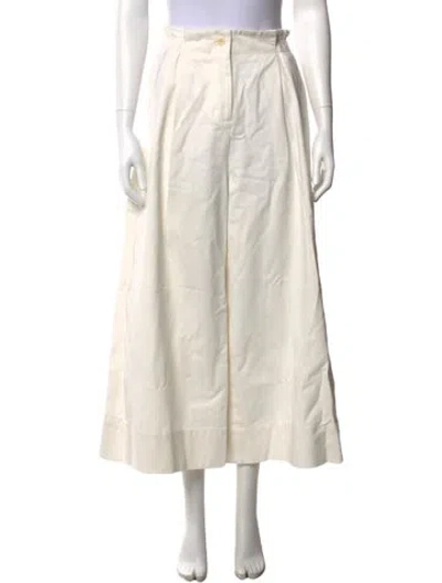Pre-owned Merlette Wide Leg Pants In Neutrals