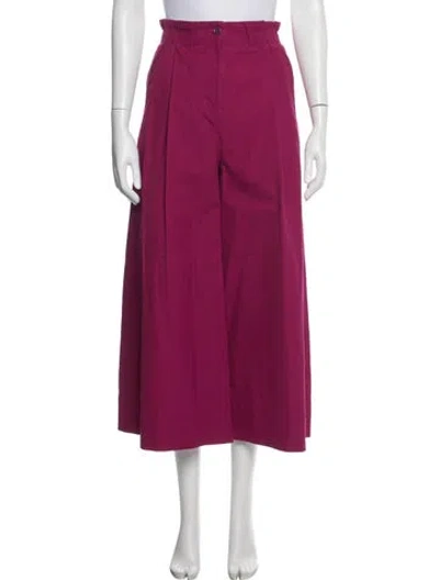 Pre-owned Merlette Wide Leg Pants In Pink
