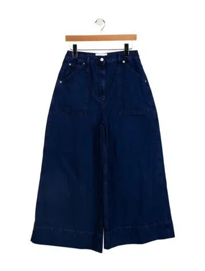 Pre-owned Merlette Wide Leg Pants W/ Tags In Blue