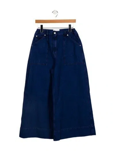 Pre-owned Merlette Wide Leg Pants W/ Tags In Blue