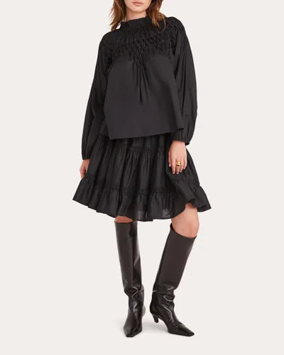 Merlette Bejart Long Sleeve Top In Black