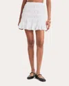 Merlette Cassis Skirt In White In White