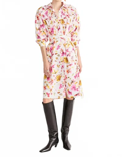 Merlette Women's Crescent Print Dress In Ivory In Multi
