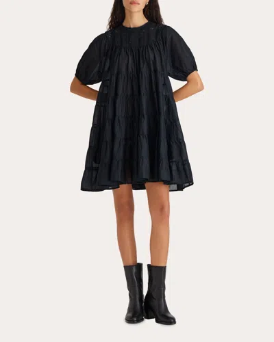 Merlette Women's Estelle Tiered Voile Mini Dress