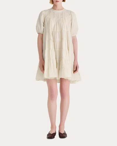 Merlette Women's Estelle Tiered Voile Mini Dress