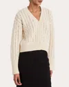 Merlette Haydee Cardigan In Ivory In Neutrals