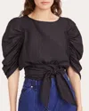 Merlette Iris Top In Black In Black