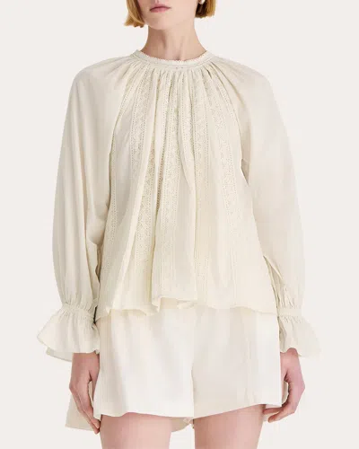 Merlette Women's Maija Ruffled Voile Top