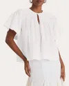Merlette Mavis Cotton Top In White