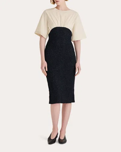 Merlette Women's Solene Smocked Voile Sheath Dress