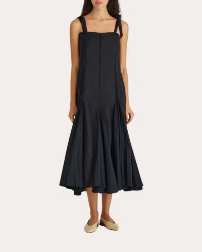 Merlette Women's Sora Lace Cotton Tea-length Dress