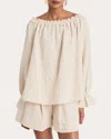 Merlette Tempus Top In Almond In Neutrals