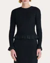 Merlette Verdure Top In Black