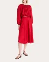 Merlette Vestige Skirt In Rouge In Red
