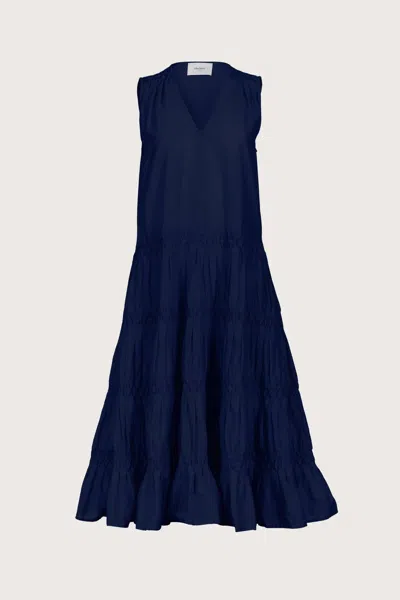 Merlette Women's Wallis Smocked Dress In Navy In Blue