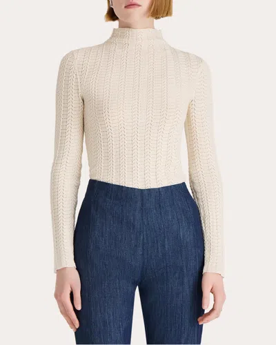 Merlette Women's Yarrow Knit Cotton Turtleneck Top