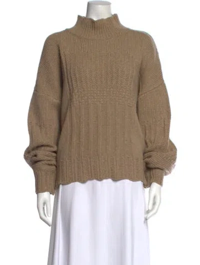 Pre-owned Merlette Wool Turtleneck Sweater In Neutral