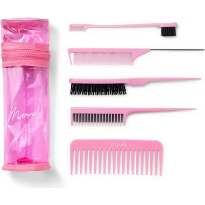 Mermade Hair Comb Kit 2.0 Set $27 Value In Pink